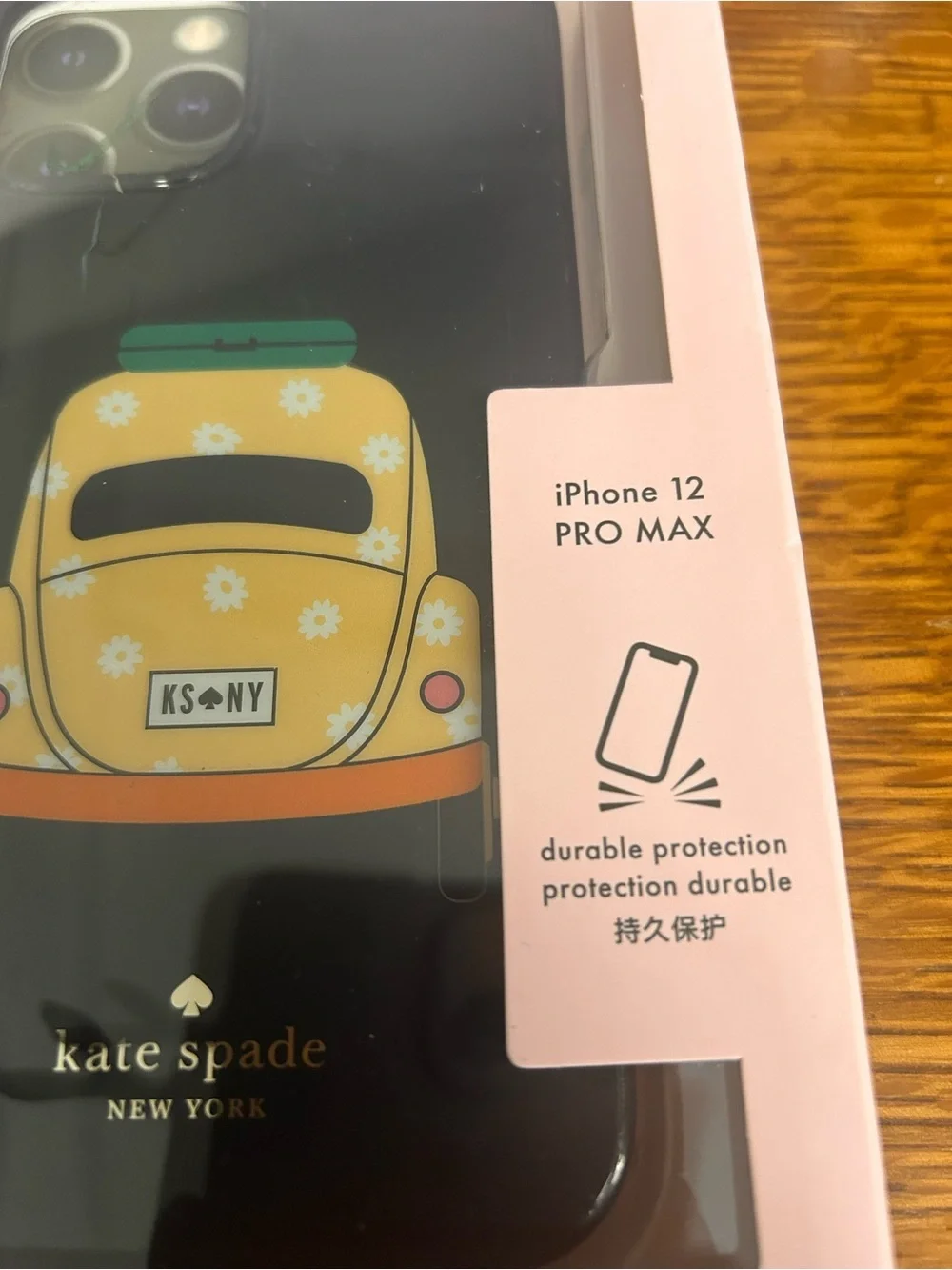 Kate Spade NY iPhone 12 Pro Max Case Yellow Daisy Car Flexible Cover Like New